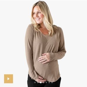 🤱🏻Bamboo Nursing and Maternity Long Sleeve Shirt 🤰🏻